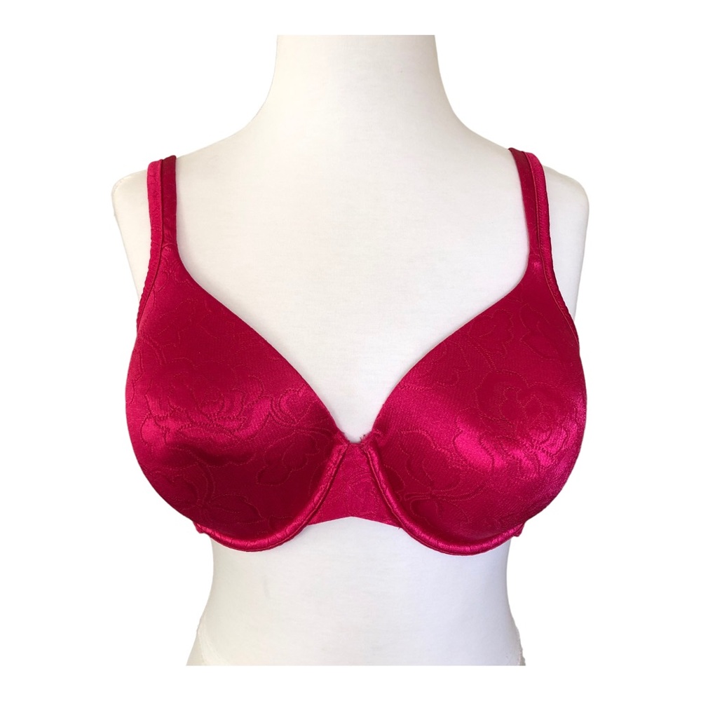 VANITY FAIR BRIGHT PINK UNDERWIRE BRA SIZE 38D